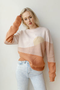 mode, sunrise sweater