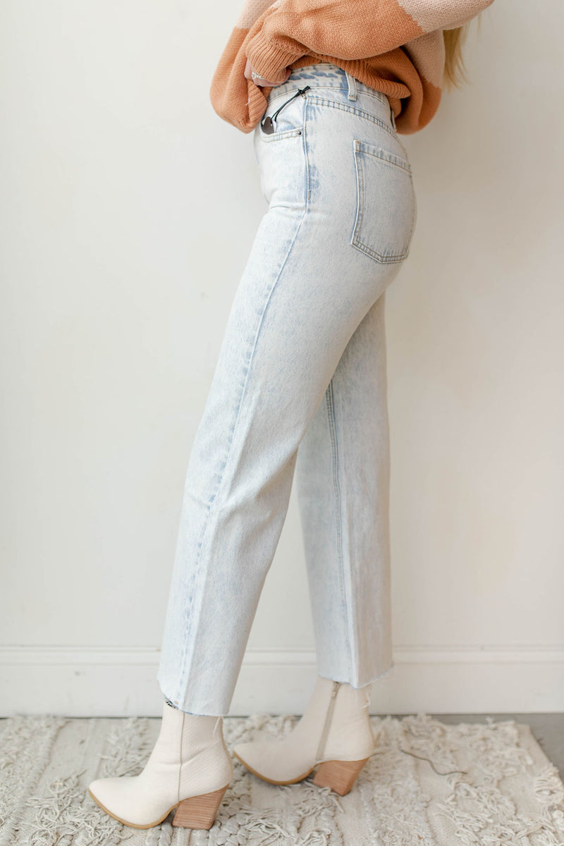 mode, gabi crop flare wvn denim pant