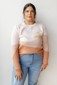 mode, sunrise sweater