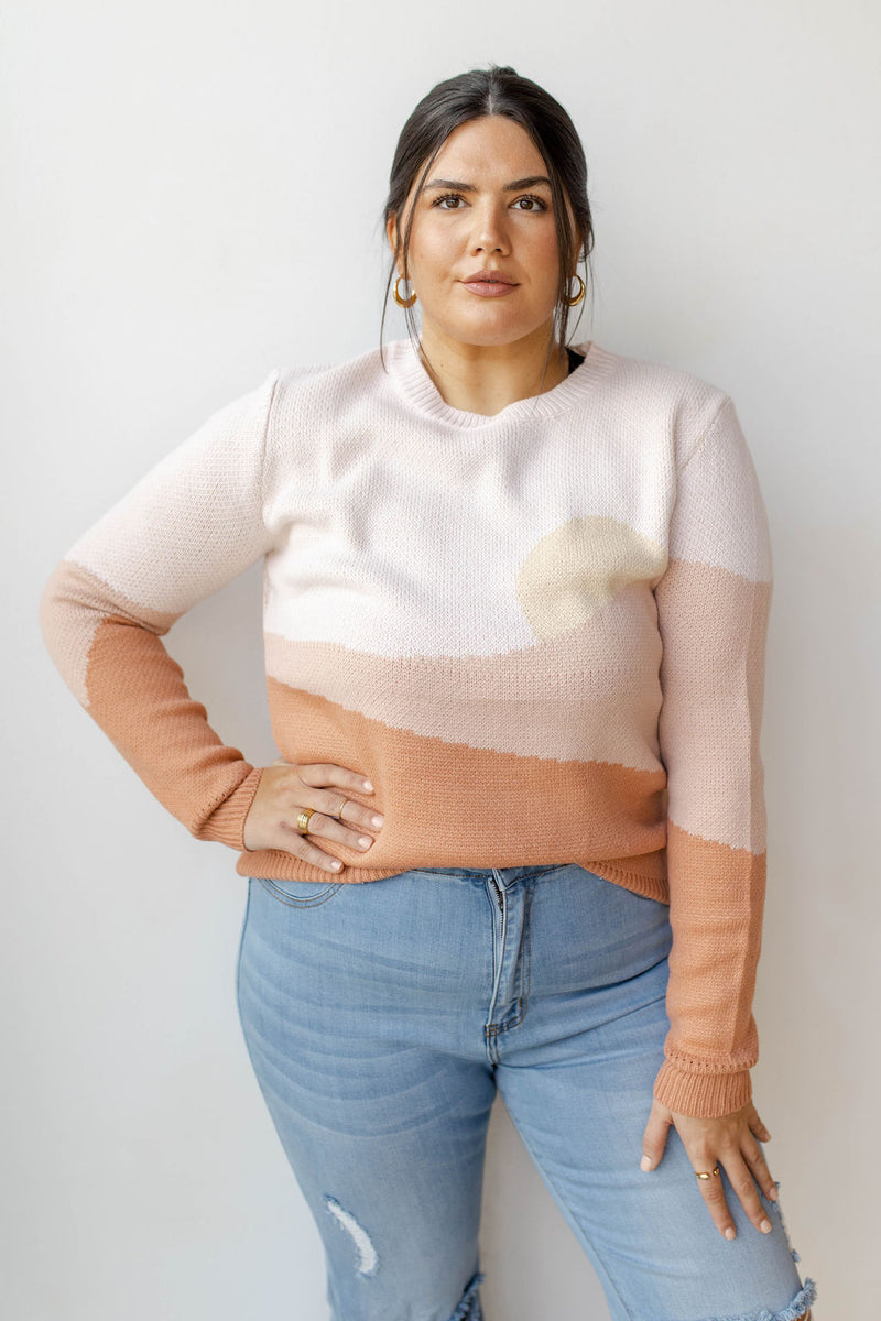 mode, sunrise sweater