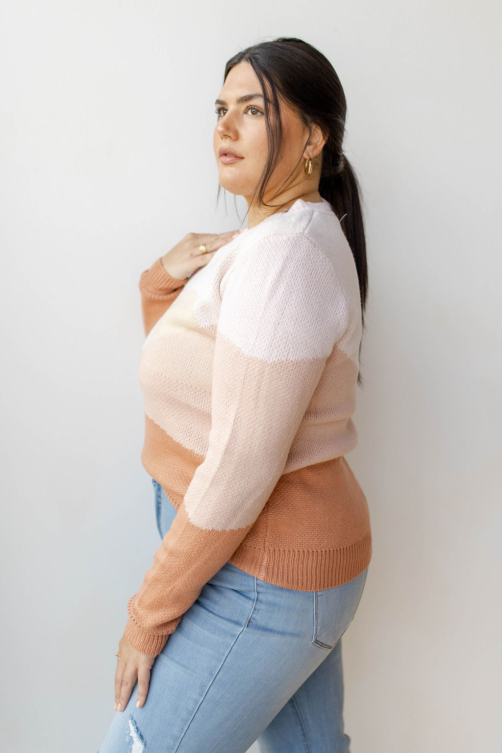 mode, sunrise sweater