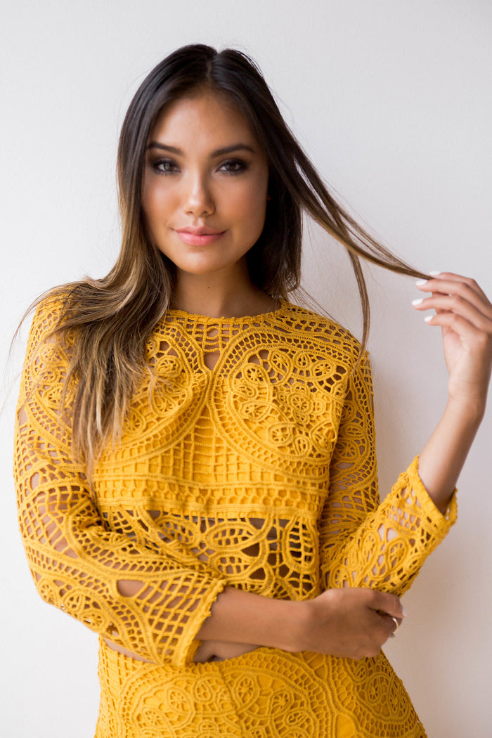 mode, rubie lace set (top)