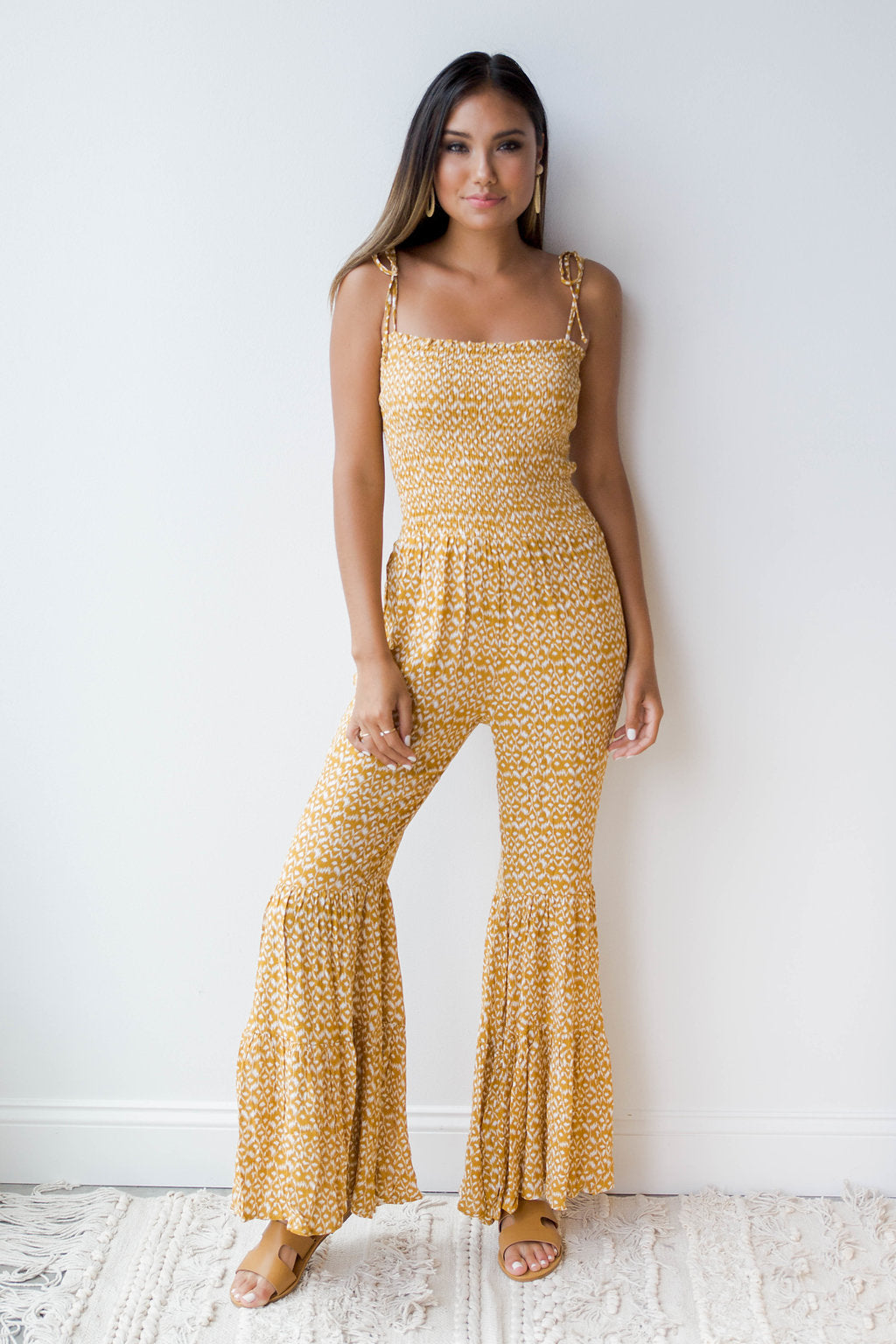 mode, with the flow jumpsuit