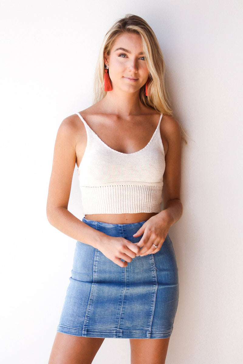 mode, Jace sweater crop