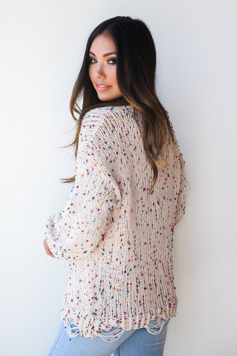 mode, icing on top sweater