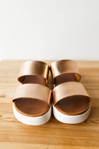 mode, let it be slide on sandal
