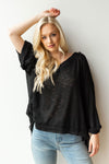 mode, deep v, bell sleeve light sweater