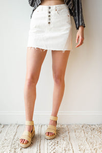 mode, summer lovin denim skirt