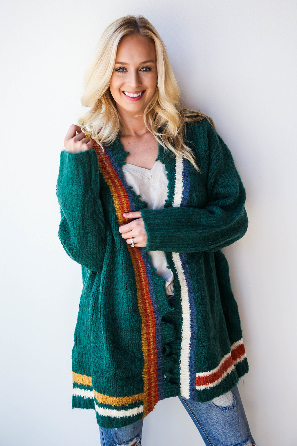 mode, in pieces cardigan