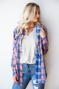 mode, inside and out plaid jacket
