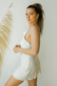 mode, satin dreams dress
