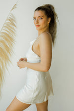 mode, satin dreams dress