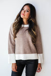 mode, classic color block knit