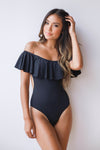 mode, golden girl monokini
