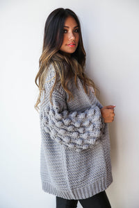 mode, party sleeve cardi