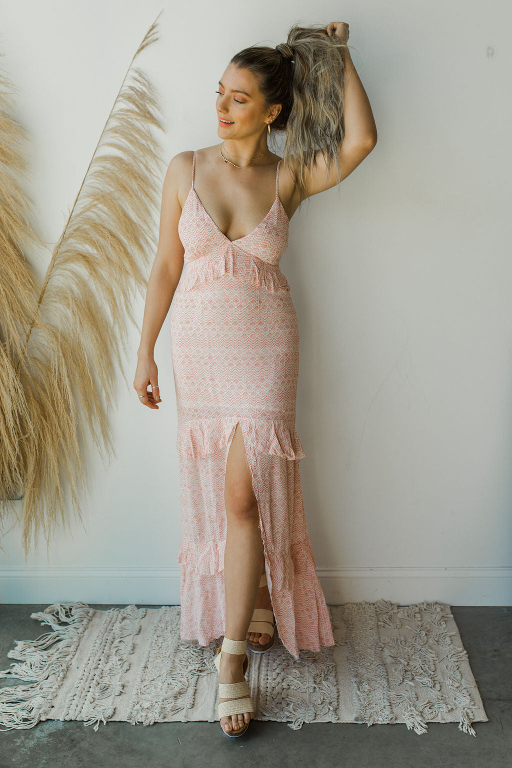 mode, layered in love maxi dress