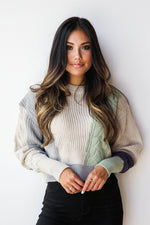 mode, Kaleidescop crop sweater