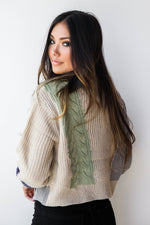 mode, Kaleidescop crop sweater