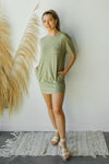 mode, pocket tee dress