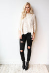 mode, icicle flow sweater