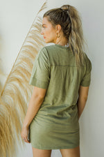 mode, pocket tee dress