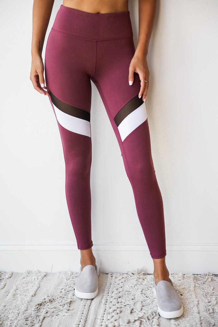 mode, color slash legging