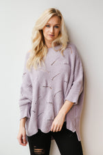 mode, icicle flow sweater