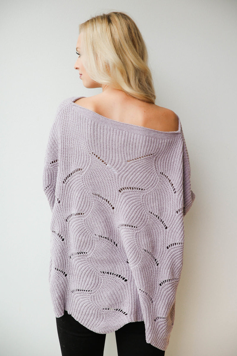 mode, icicle flow sweater