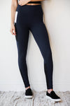 mode, laser cut color block leggings