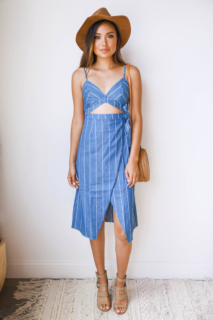 mode, simple cuts midi dress