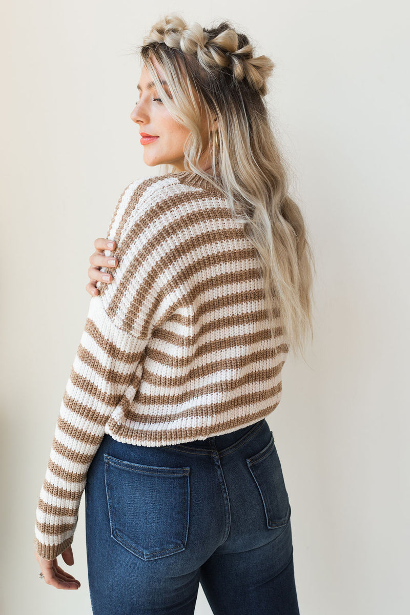 mode, ione stripe sweater