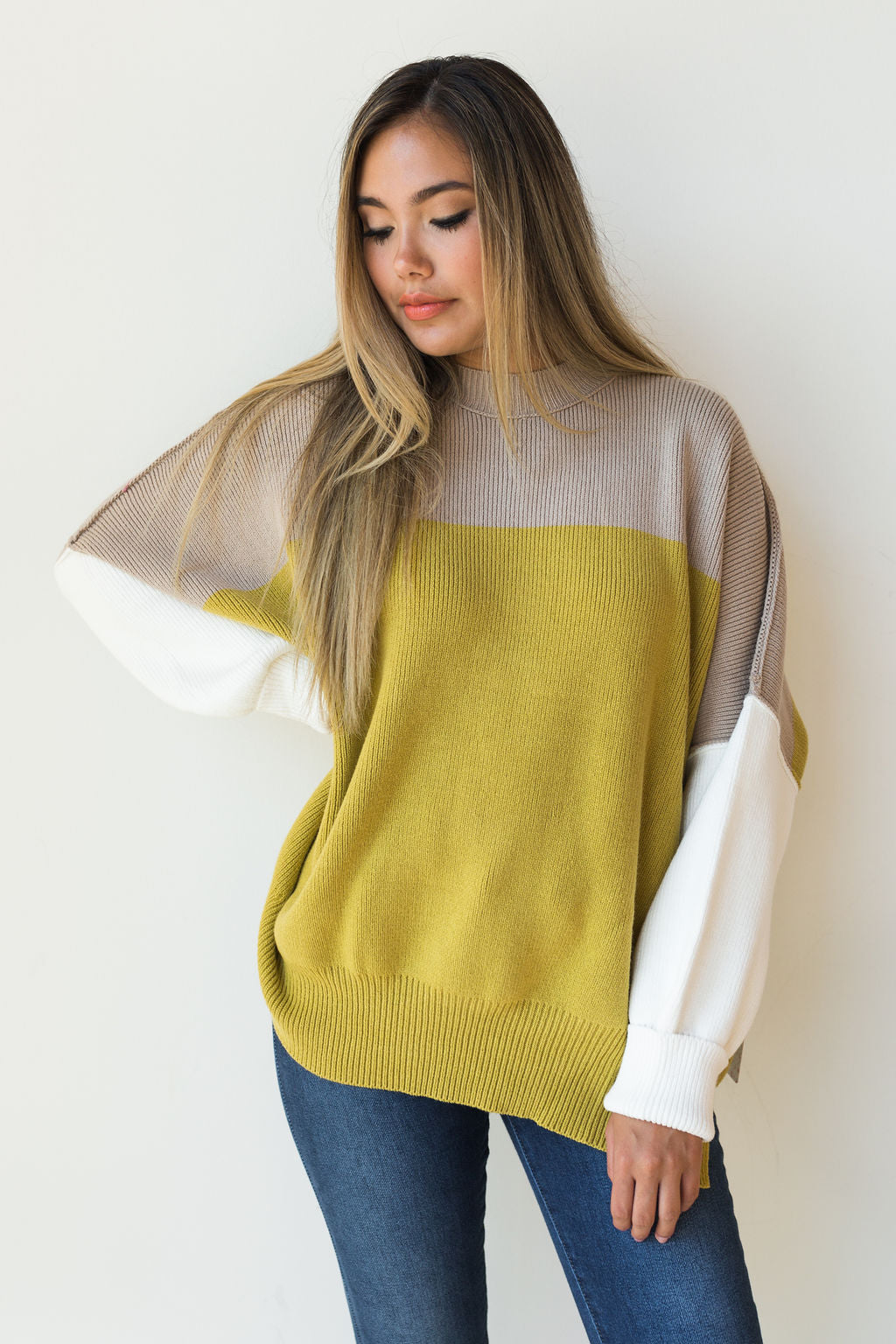 mode, easy street color block