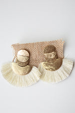 mode, cleopatra fan earring